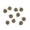 10Pcs Metal Enamel English Letters Charms Pendant For DIY Jewelry Making Necklace Bracelet Accessories