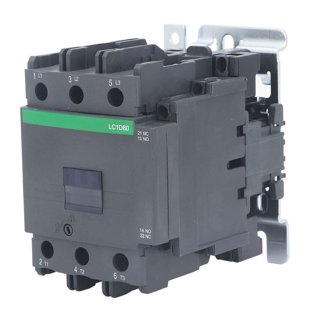 Contactor AC Sensibilitate Ridicată Rezistent la Căldură Putere Mare 1NO 1NC Contactor de Putere de Înaltă Tensiune 80A 380V Bobină AC220V