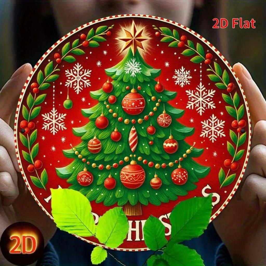 2D Flat Metal Wall Sign Decor