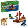 LEGO Minecraft Pirate Ship Voyage Toy, Birthday Gift, Blocks, Boys and Girls, Ages 8, 9, 10, Elementary School Students, Minecraft Toy, Game, 21259