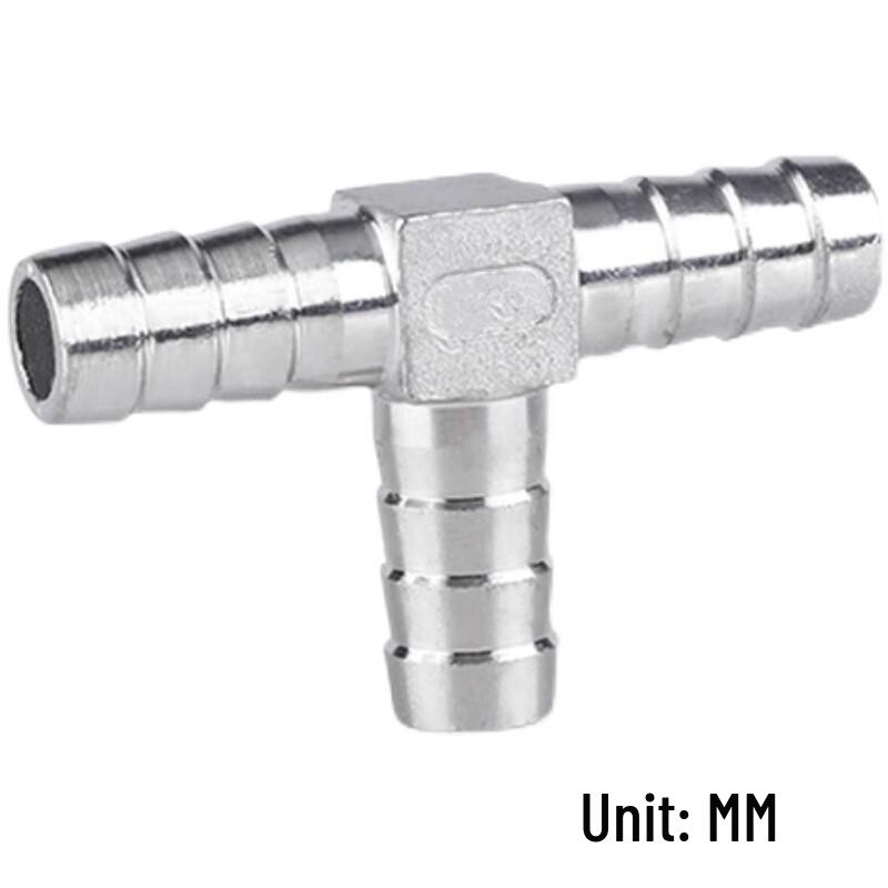 Langsaizebo Stainless Steel T-Shape Barb Hose Fitting