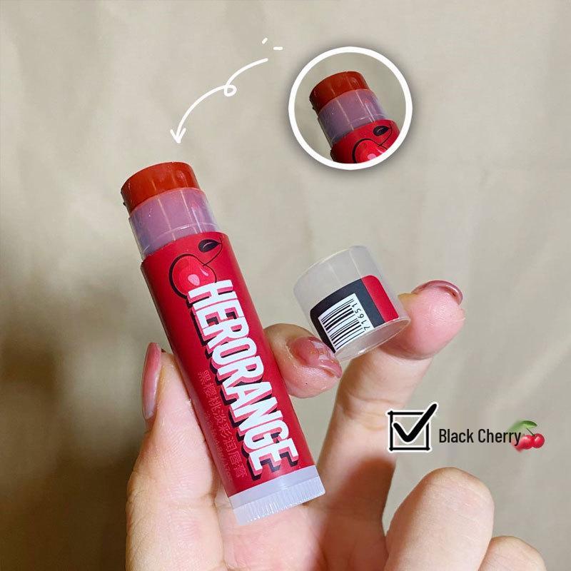HERORANGE Double Moisturizing Lip Balm: Fruity Lip Mask & Cream for Students, Autumn/Winter.