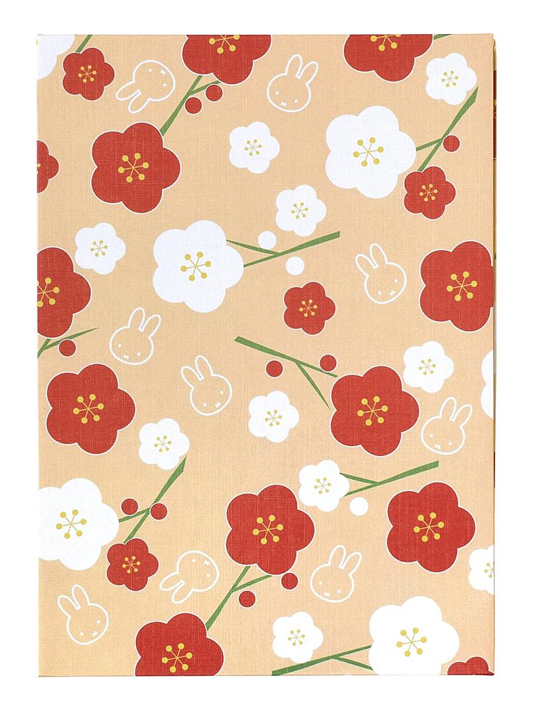 Miffy Goshuincho Stamp with Plum Blossom Design St.Lady's (Temple Book) [ST-TMF0051]