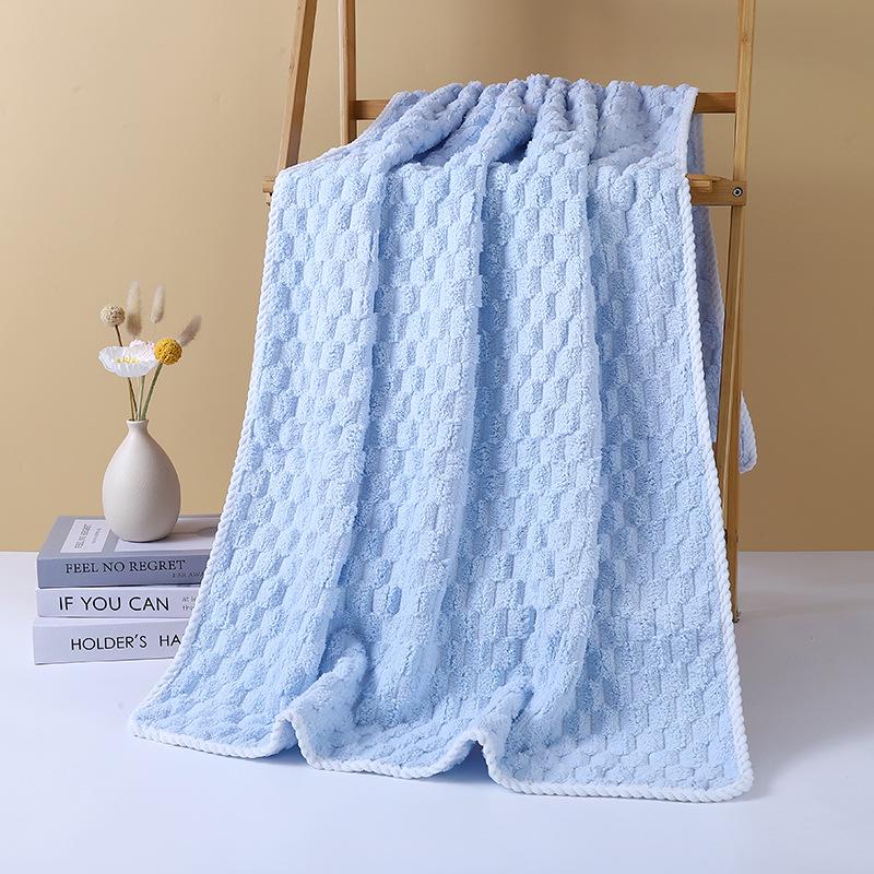 Wolken Samt Verdickt Koralle Badetuch - Groß, Hoch Saugfähig, A-Klasse Qualität