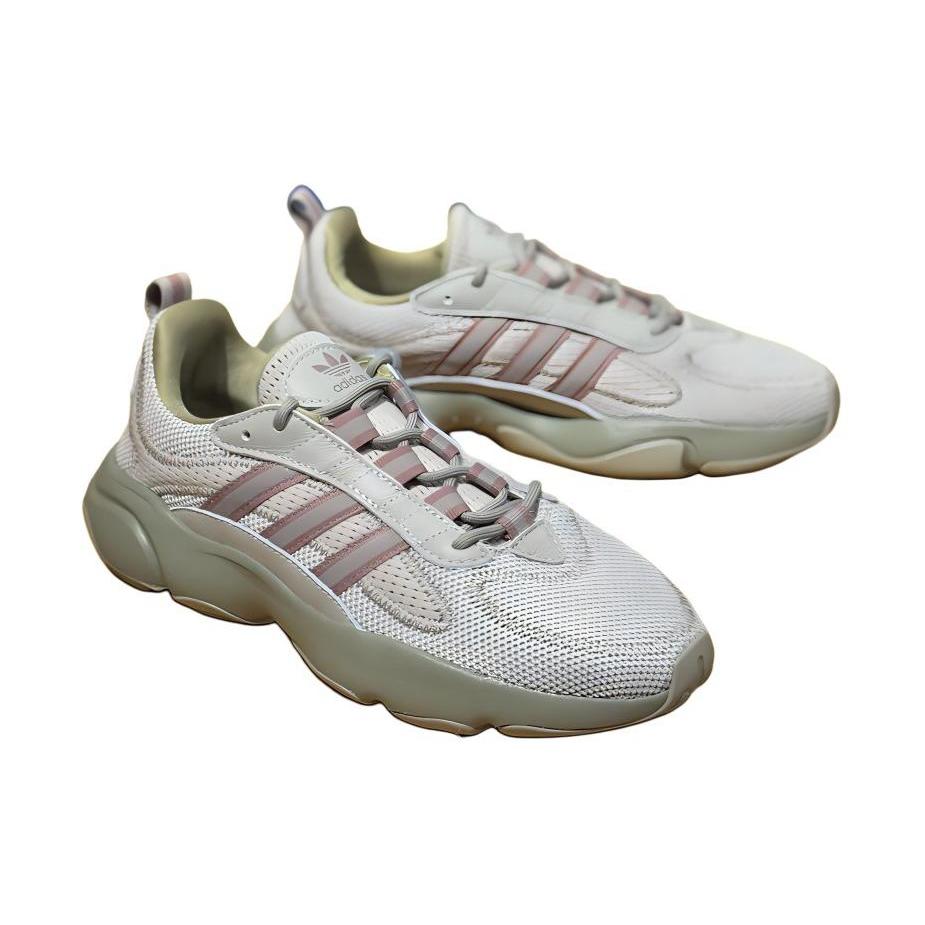 Adidas Originals Haiwee Mesh, Suede Cushioning, Wear Resistant Low top Casual Shoes Unisex Gray Purple ID0554