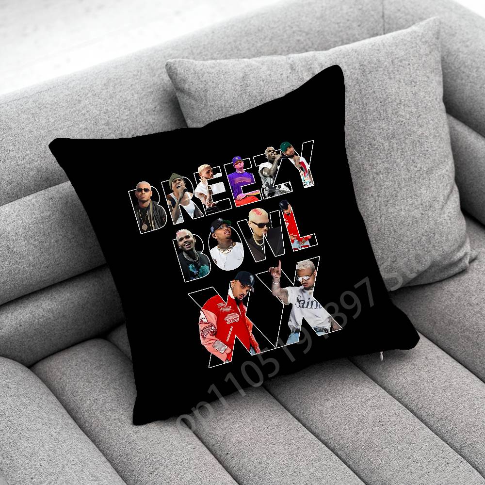 C-Chris B-Brown Breezy Throw Pillow Case For 55x55cm 40x40cm 45x45cm 50x50cm 30x30cm Square Office Pillowship Cover
