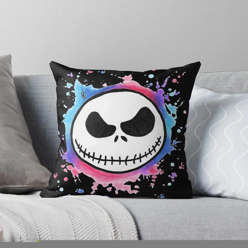 Decorative Home Pillow Case Cushion Covers Black X Modern Living Room Sofa Bed Halloween Fear