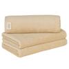 Towel Laboratory Dry Bath Noble Set of Collaboratively Designed with and JapanTechnology [Speed 3D] #009 Towels, Beige, 3, Quick-Drying,