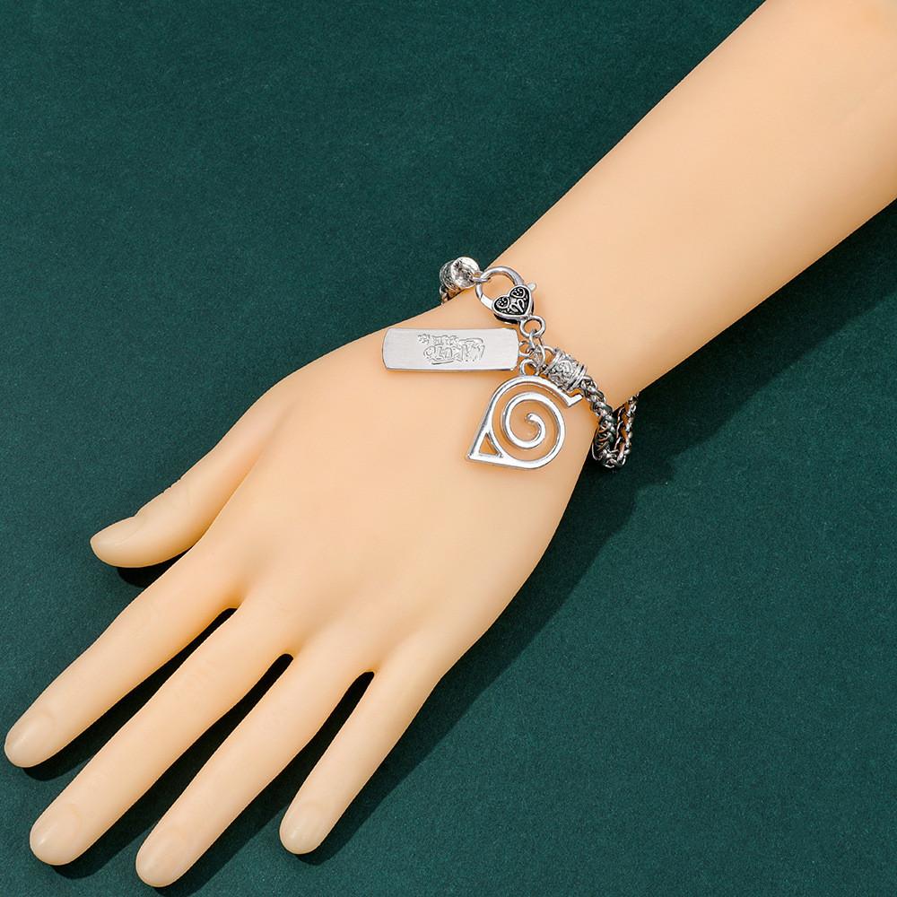 Naruto Akatsuki Symbol Legierungsarmband Für Anime-Fans Schmuck Geschenk