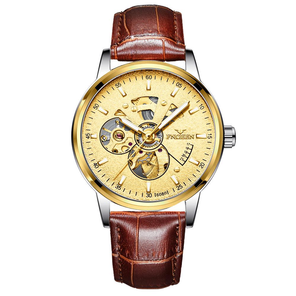 Fen Zun Men's Automatic Skeleton Watch - Trendy 2020 Internet Celebrity Edition