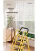 Extra Wide Folding Ladder with Handrails - Portable Indoor Step Ladder for Elderly