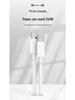 240W Braided PD Fast Charging Dual Type-C Cable for Apple Laptops