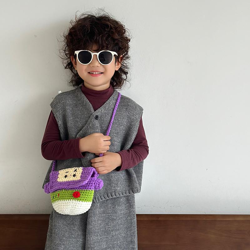 Bolsa de Crochê Alienígena de Desenho Animado Fofa e Leve Feita à Mão Perfeita Para Crianças