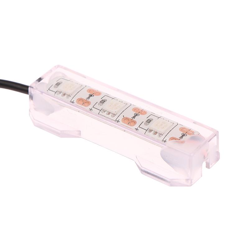Světlo pro akvárium z plastu, malé akvarijní světlo s USB LED, stolní lampa pro akvárium