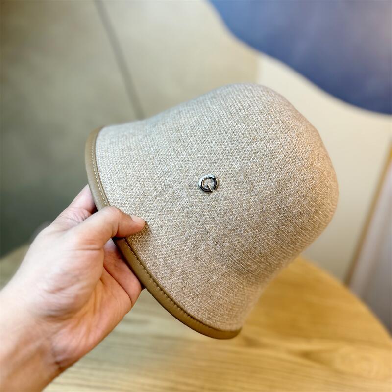 Hat Female Autumn and Winter Japanese Bucket Hat H Standard Fashion Basin Hat Bucket Hat