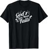 God's Love Never Fails Christian Religious Faith T-Shirt