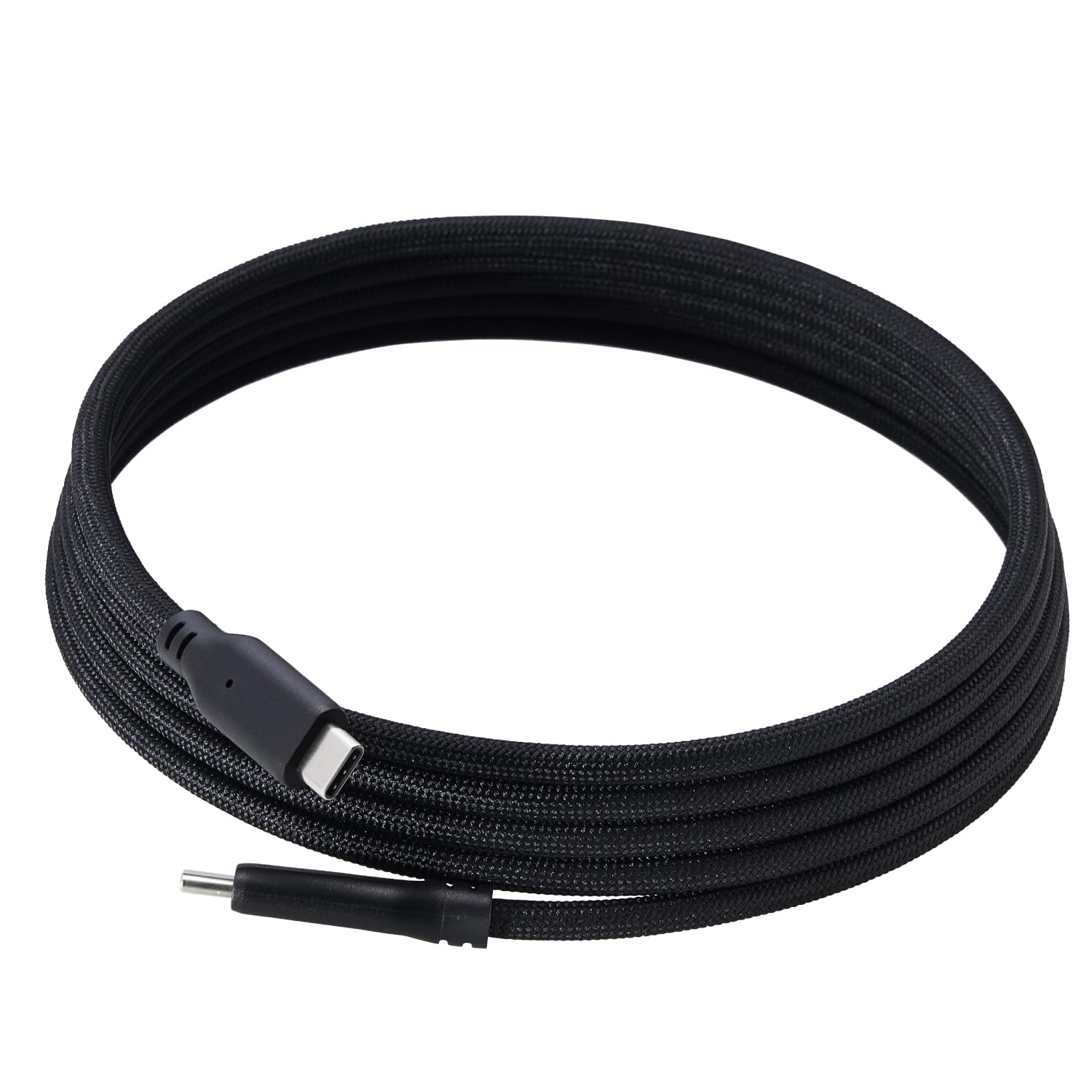 

ELECOM USB Type C Cable 2m PD Compatible 100W 5A Magnet Mesh Cable Soft Black 16 Series Compatibility / [iPhone Verified] MPA-CC5PMG20BK чорний