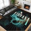 Nirvana Print Crystal Velvet Plush Rug Wear?Resistant Anti?Slip Floor Mat For Indoor Household Decoration