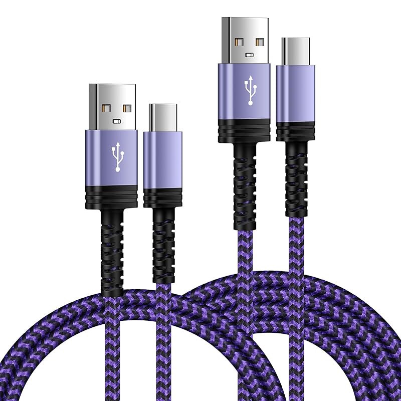 

Кабель Hootek USB Type-C, набор из 2 шт. USB-C и USB-A (0,9м+1,8м)/Совместимость с QC3.0/3A быстрая зарядка Type C iPhone16 кабель для зарядки смартфона Android