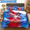 3PCS Crystal Fc Crest Printed Soft Bedding Set,Including 1pc Duvet Cover And 2pcs Pillowcases Perfect for Bedroom, Dormitory, Fan gift
