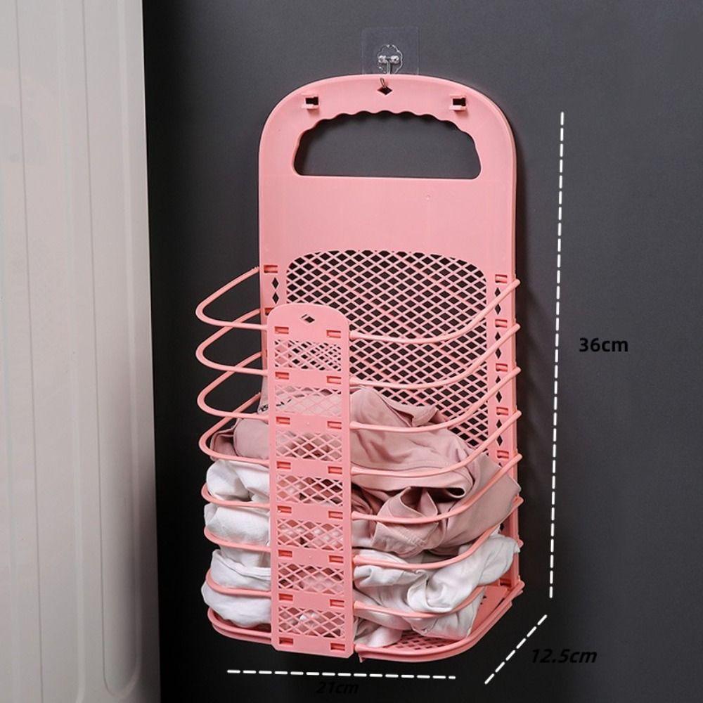 Wall Hanging Laundry Hamper Folding Laundry Storage Basket Fold Laundry Basket Bathroom