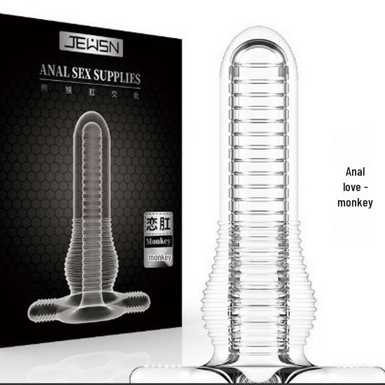Jiuxing Wolf Tooth Anal Sleeve - Crystal Pleasure Plug for Adults