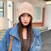 Polyester Slouchy Beanie Hat Star Decor Warm Earflap Hat Fall Winter Beanie Hat  Outdoor Activities
