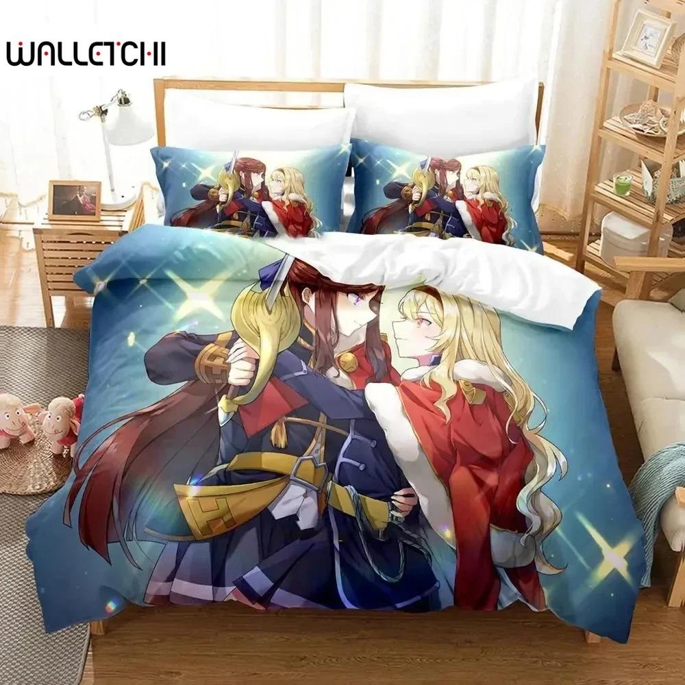 

Anime Shoujo Kageki Revue Starlight Bedding Set Duvet Cover Bed Set Quilt Cover Pillowcase Comforter king Queen Size Boys Adult EU Single 135x200cm