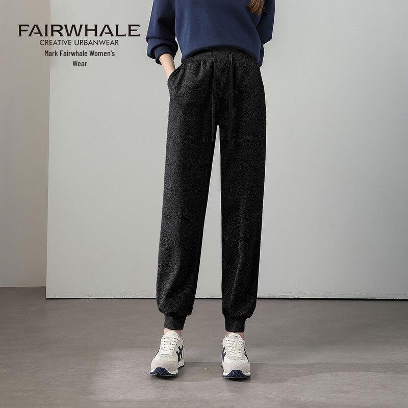 Mark Fairwhale Women's High-Waist Casual Jogger Pants