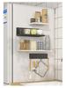 Magnetic Kitchen Refrigerator Storage Rack - Wall-Mounted Water Cup Holder & Drainer for Glass Cups