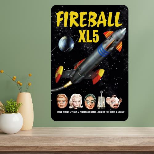 

Fireball XL5 Classic TV Show Metal Poster Sign 20x30cm（7.8x11.8inch）