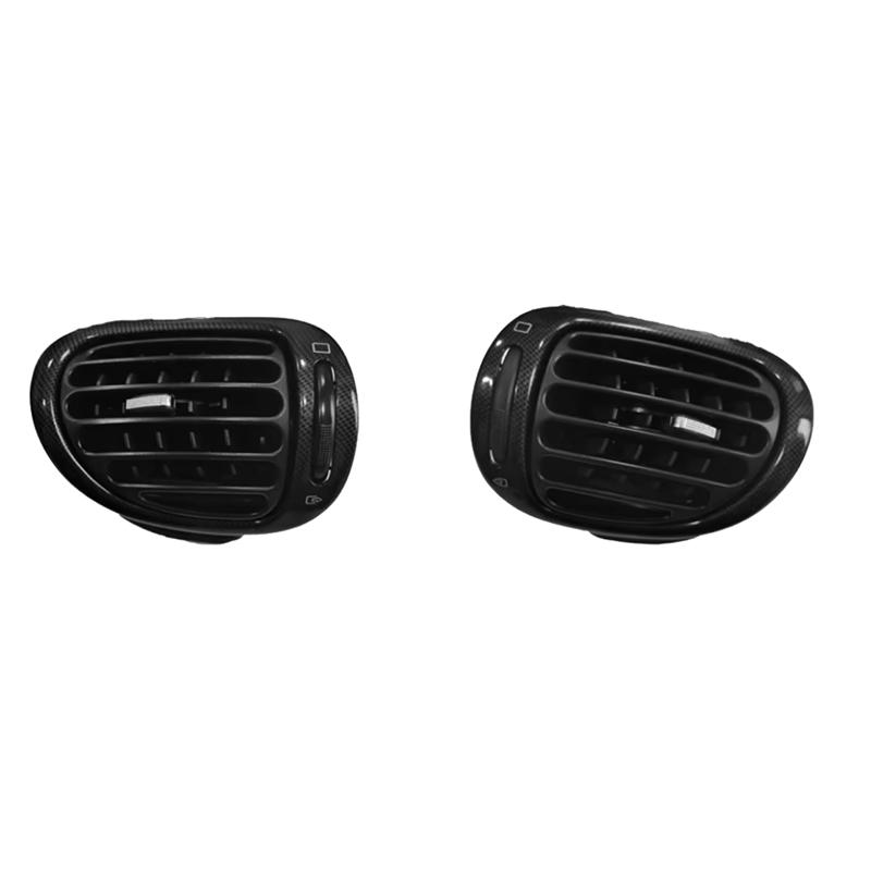 Car Dashboard Air Conditioner Outlet Assembly A/C Outlet Panel Air Outlet Vent Grille Forpeugeot 206 Citroen C2