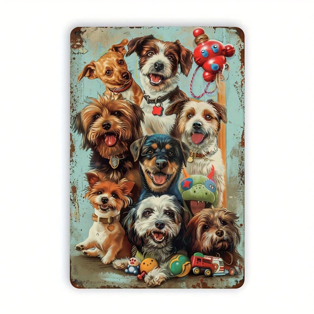 Retro Metal Paintings, Furniture, Living Room Decoration 20x30cm