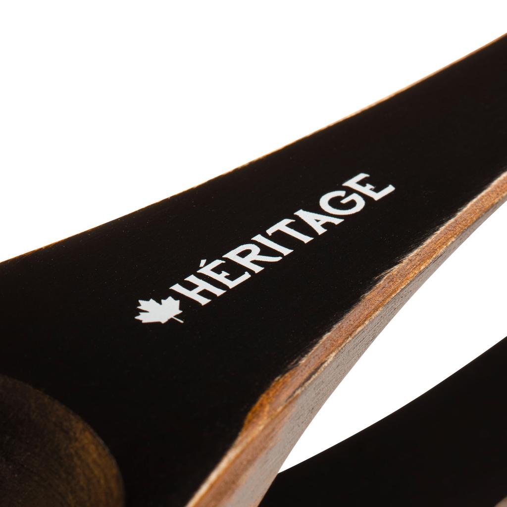 Heritage Musical Spoons Traditional Medium Canadian Maple Wood Handmade Percussion Instrument Black