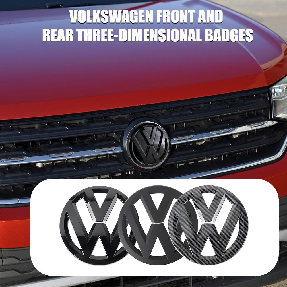 1set Black Hollow out style Car Front Grill Badge Emblem SS15 Stickers Car Logo Accessories For VW Golf 4 5 8(MK8) 7(MK7) sportvan
