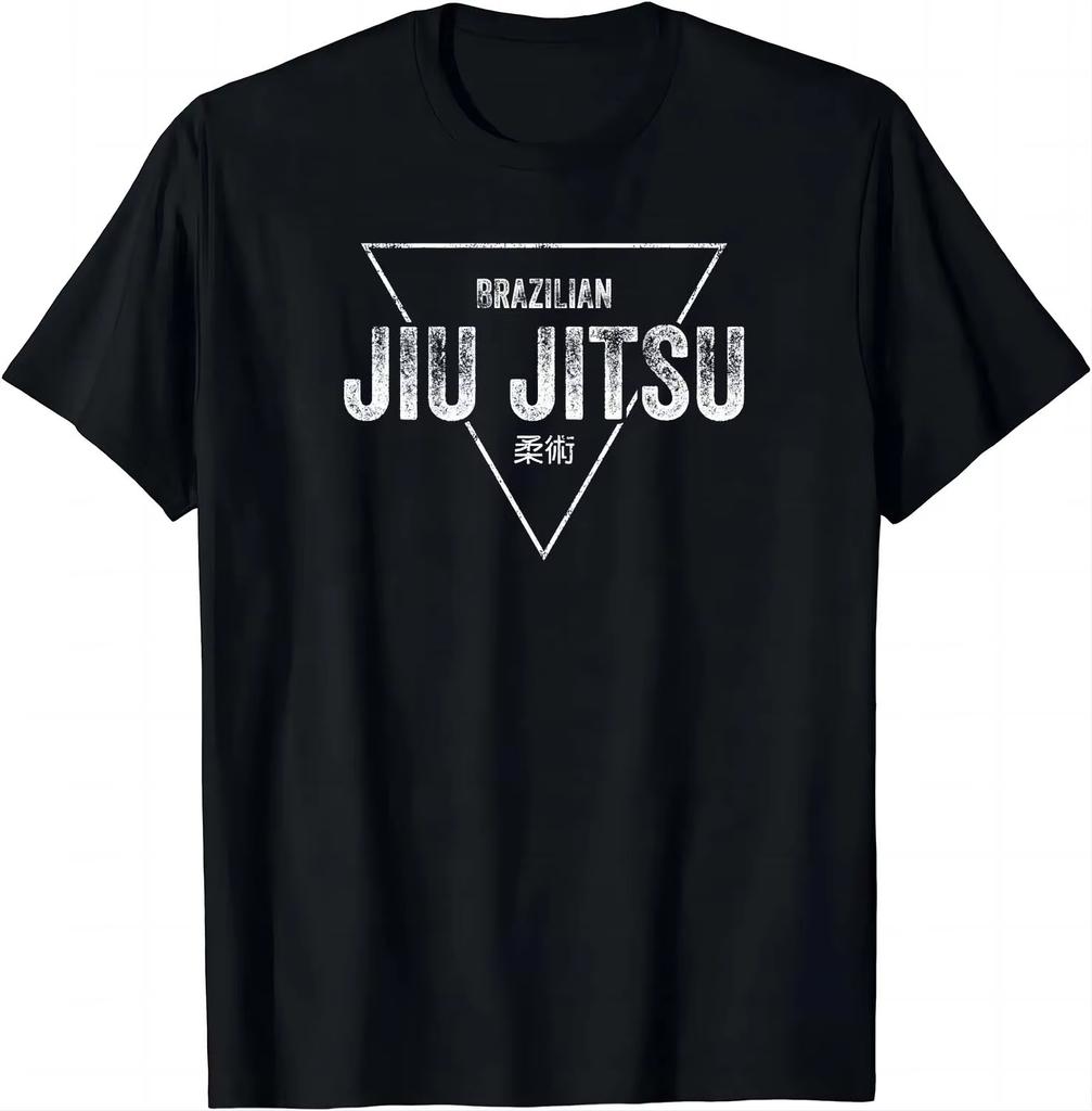 Camiseta de Jiu Jitsu Brasileiro Arte Suave Oss Camiseta BJJ Camiseta Camiseta Masculina Roupas Tops Streetwear Camisetas Vintage Camiseta