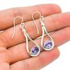 Amethyst Dangle Earrings: 925 Sterling Silver Jewelry