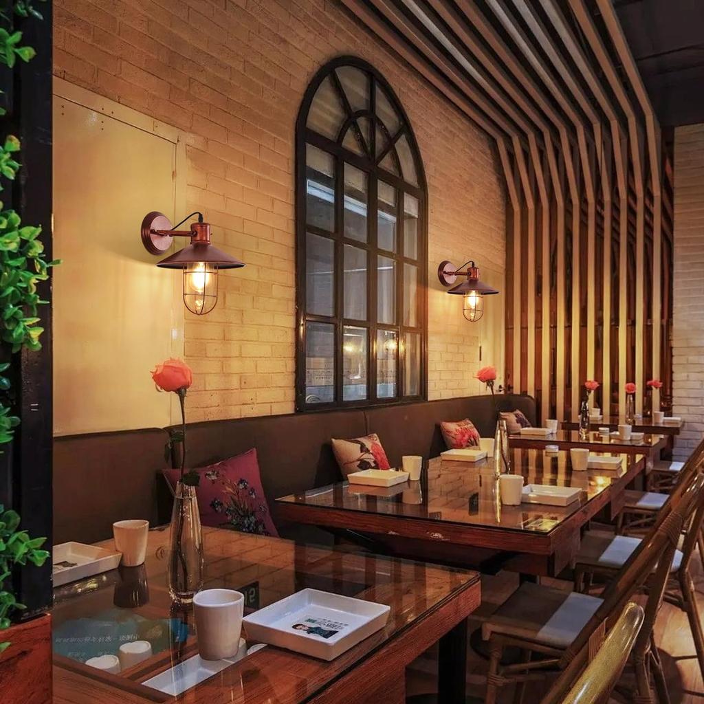 HAWEE Outdoor Entryway Light, E26 Waterproof Bracket Light, Retro Wall-Mounted Antique-Style Lighting for Living Rooms, Stairs, Gateways, and