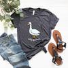 Silly Goose TShirt Cute Goose Short Sleeve Shirts Silly Goose University Shirt Funny Goose Tee Unisex Trendy Summer Casual Tops