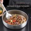ZISIZ Portable Camping Titanium Frying Pan with Lid