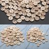 100pcs Sewing Button 15/20/25mm DIY Decor Button 2 Holes Decor Craft Supplies Environmental for Sewing Knitting Handcraft