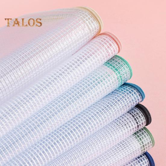 File Bag Large Capacity Storage A4 Files Stationery Carrying Case Transparent Visual Design Portable Document Organizer