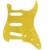 11-Hole SSS Aluminum Alloy Guitar Pickguard Panel Cover - Fits ST Electric Guitars