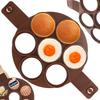 Silicone 7-Cup Egg and Pancake Mold SILLINIE 24cm