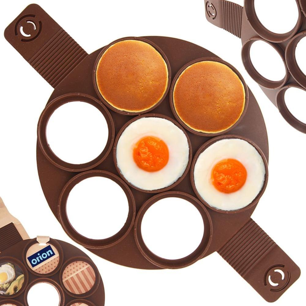 Silicone 7-Cup Egg and Pancake Mold SILLINIE 24cm