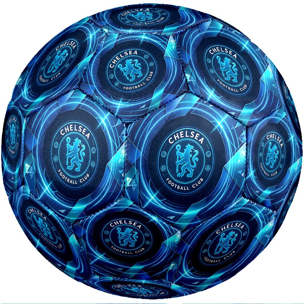 Chelsea FC Theme soccer ball Size 5 Soccer Ball Soft Touch Professional Training Football for Outdoor Sports