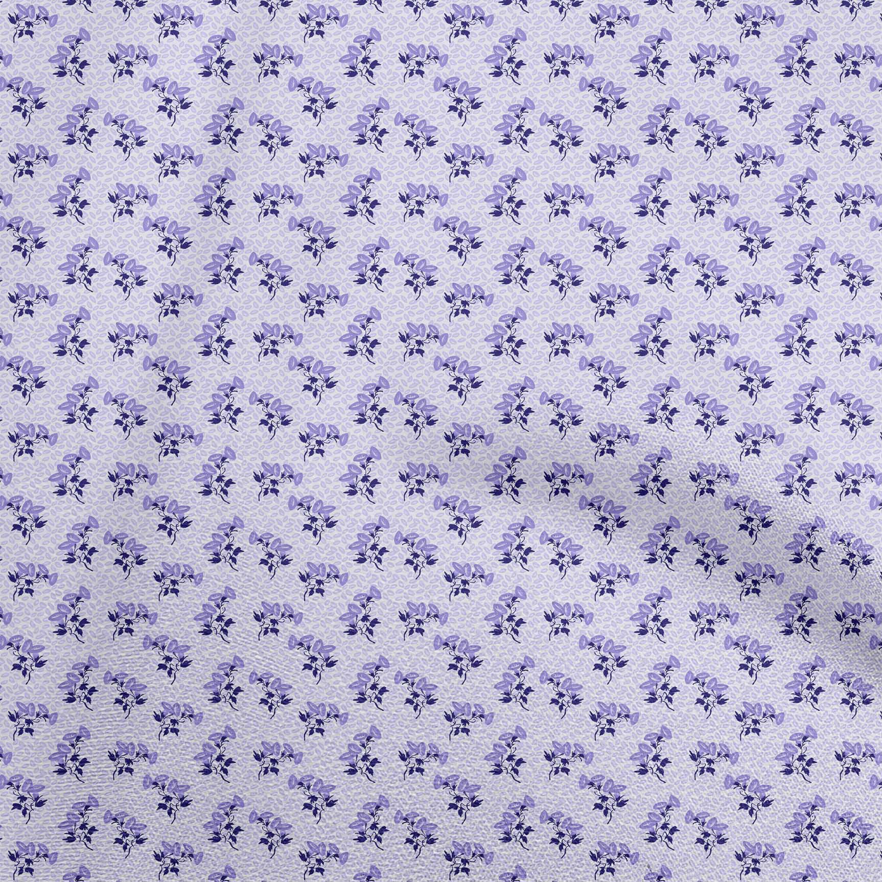 

oneOone Cotton Flex Light Grey Тканина з квітковим орнаментом для пошиття тканини для рукоділля з принтом у дворі 40 дюймів 42 Inch Wide - Viscose Chiffon пастельні фіолетовий колір