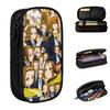 K-On! Ritsu Anime Pencil Cases New Pen Bag Kids Large Storage Students School Cosmetic Pencil Pouch