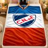 Flannel BlanketNacional De F Tbol Warm Soft Throw Blanket for Indoor Sofa Bed Living Room Use