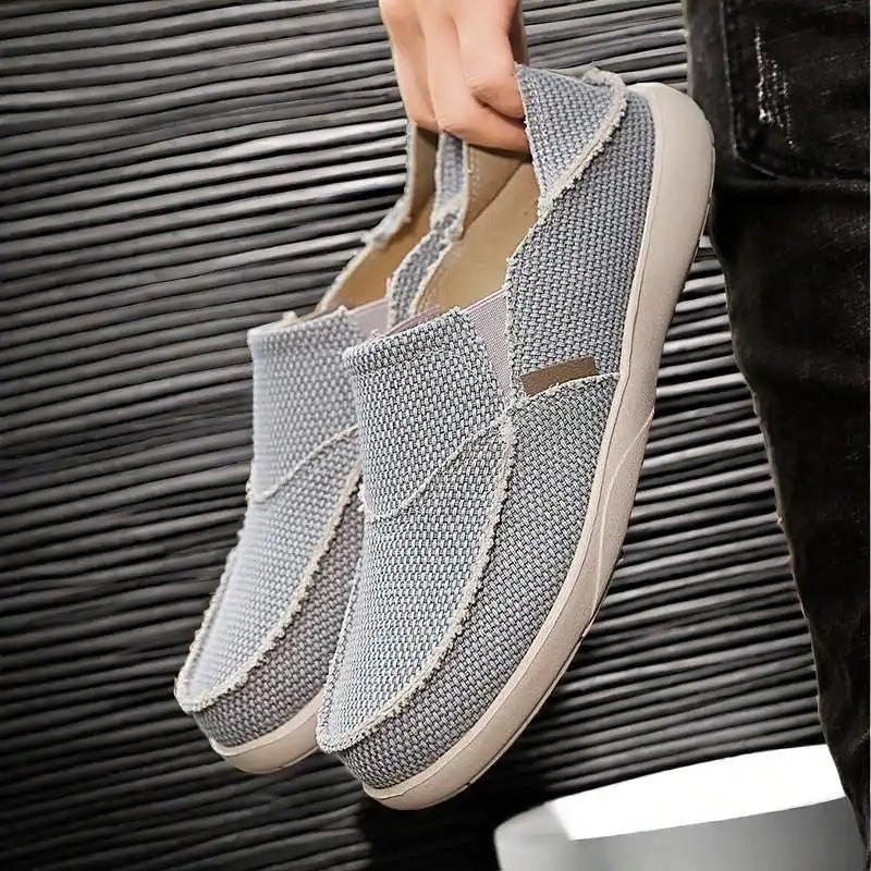 Fashion Canva Boat Large Size Men's Sneakers Casual Boot Boot Shoes Men All Brands Sport Class Top Comfort Tines Imported Gifts